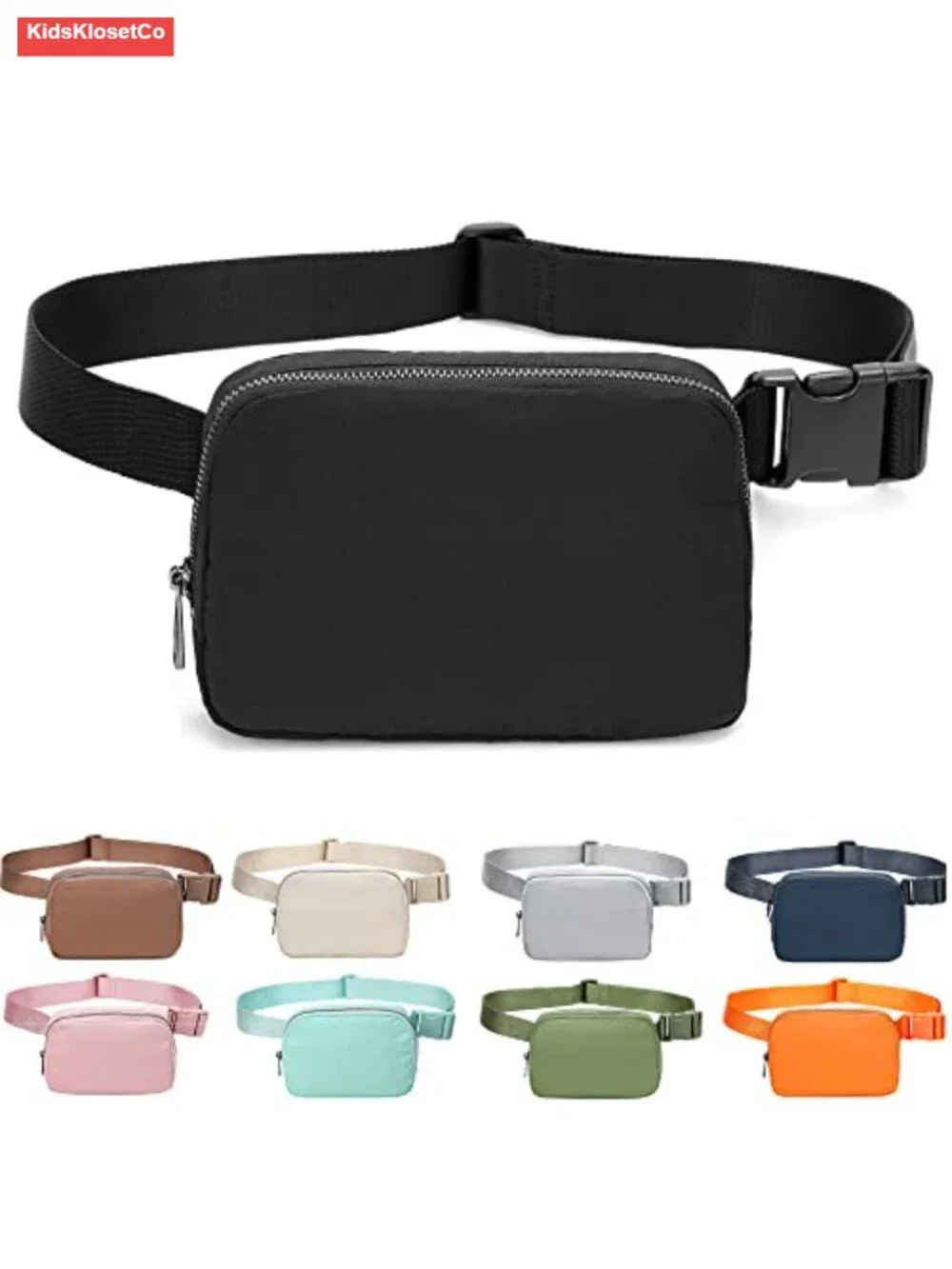 Waist Pack Fanny Belt Bag Crossbody Bum Bag for Running Hiking Travel Workout